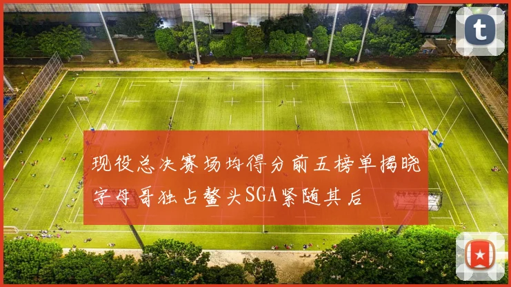 现役总决赛场均得分前五榜单揭晓字母哥独占鳌头SGA紧随其后